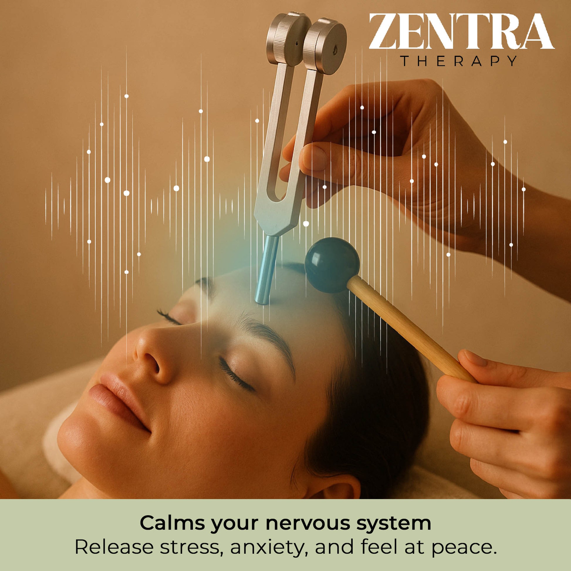 128Hz Weighted Tuning Fork for Healing & Pain Relief